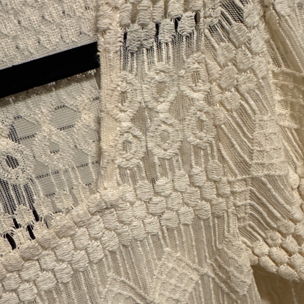 Lucky Brand Cream Knit Top - Size XS - Picture 3 of 6